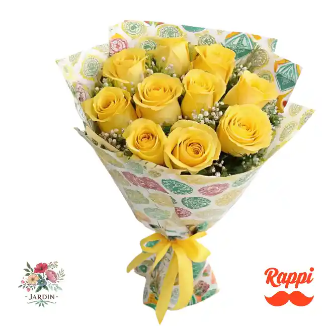 Rosa Amarilla X12