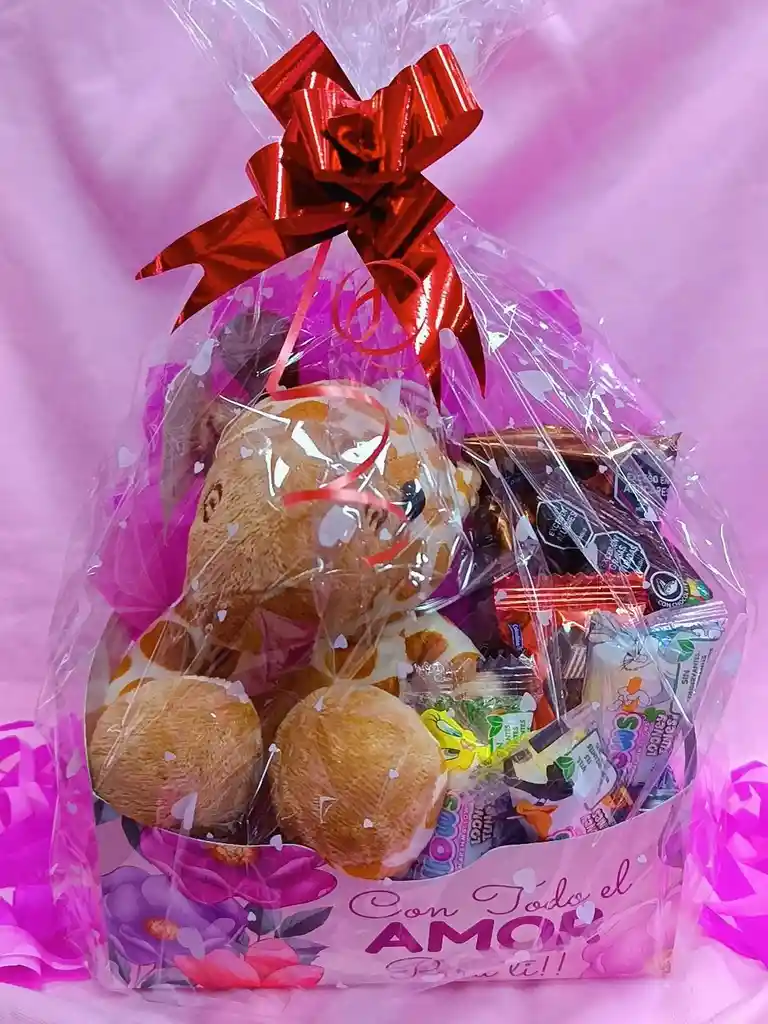 Regalo Dia De La Madre - Ancheta Día De La Madre – Peluche, Dulces Y Amor 💝