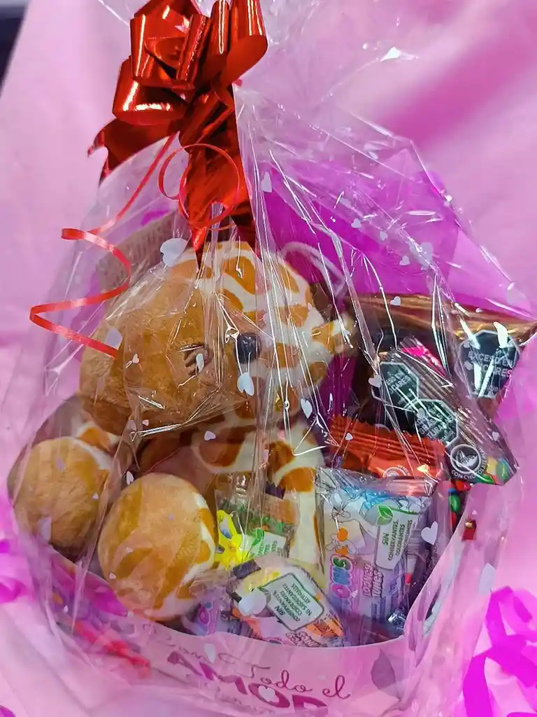 Regalo Dia De La Madre - Ancheta Día De La Madre – Peluche, Dulces Y Amor 💝