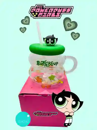 Mug O Taza Chicas Superpoderosas Bellota Transparente