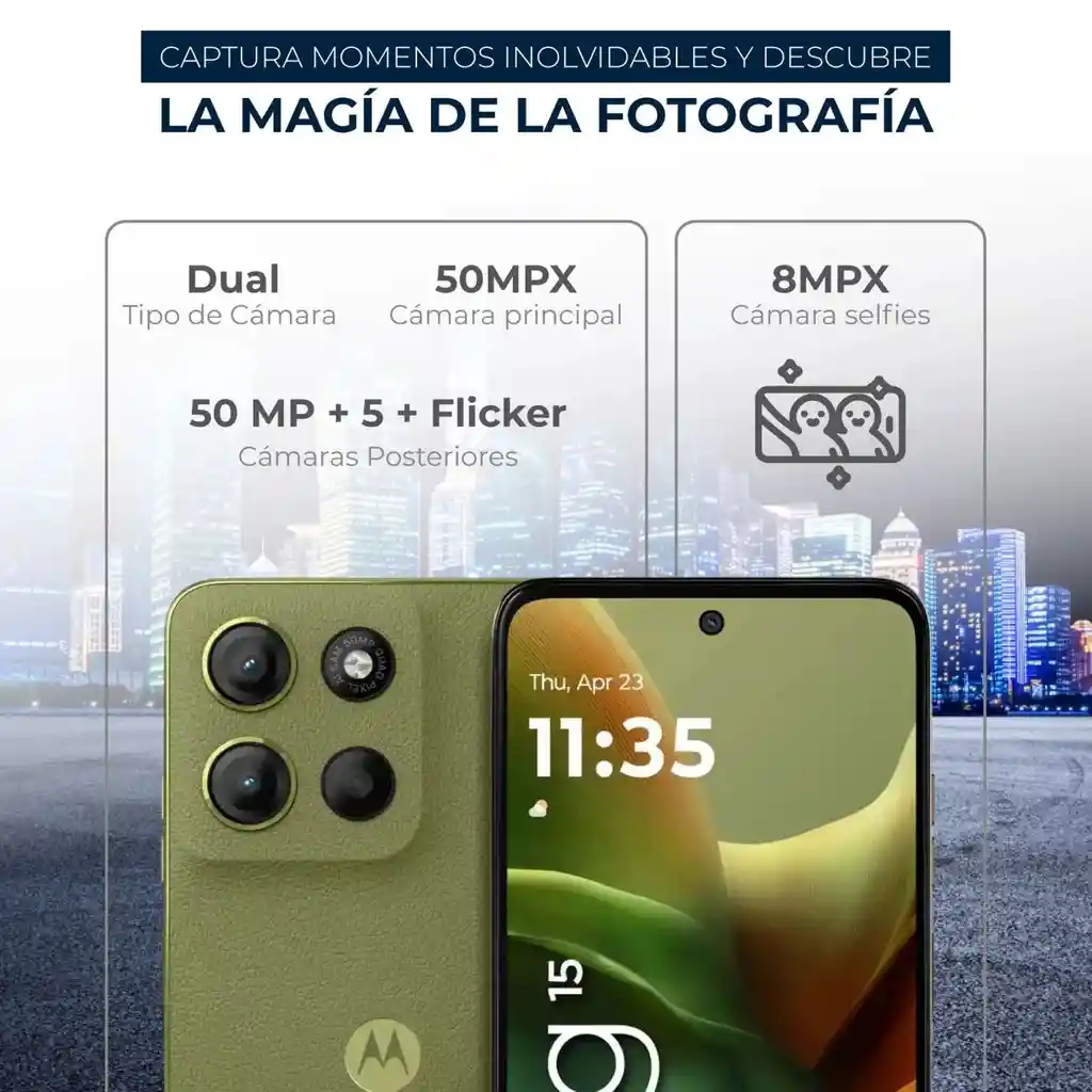 Celular Motorola Moto G15 4g Dual Sim 256gb /4gb 6.7, Verde