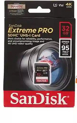 Memoria Sd Compacta 32 Gb Sandisk Extreme Pro