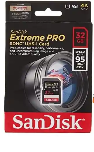 Memoria Sd Compacta 32 Gb Sandisk Extreme Pro