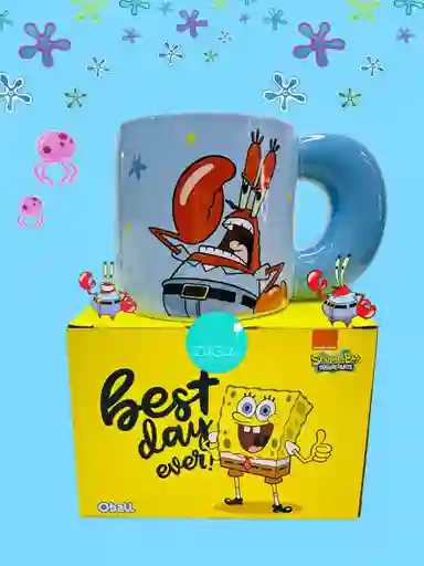 Mug O Taza Bob Esponja Don Cangrejo Grande