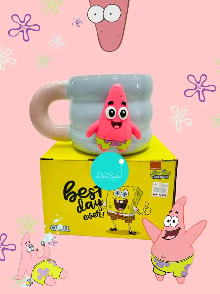 Mug O Taza Bob Esponja Patricio Iman