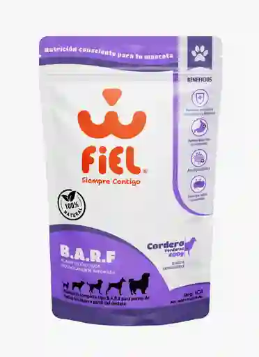 Barf Cordero 400 Gr Fiel