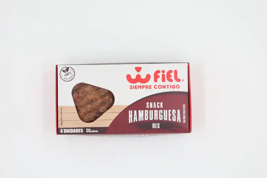 Hamburguesa Res X 4 Und Fiel