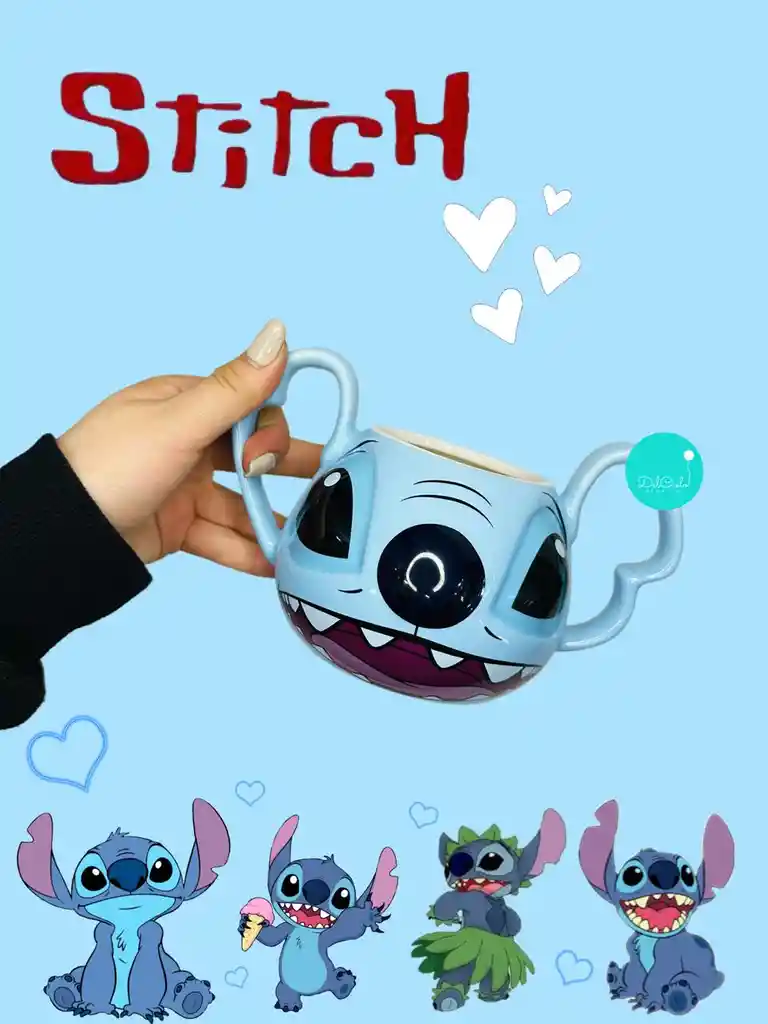 Mug O Taza Stitch Orejas
