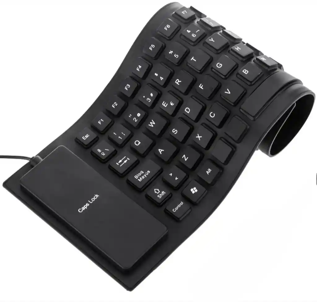 Teclado Flexible Anti Agua Keyboard De Cilicona
