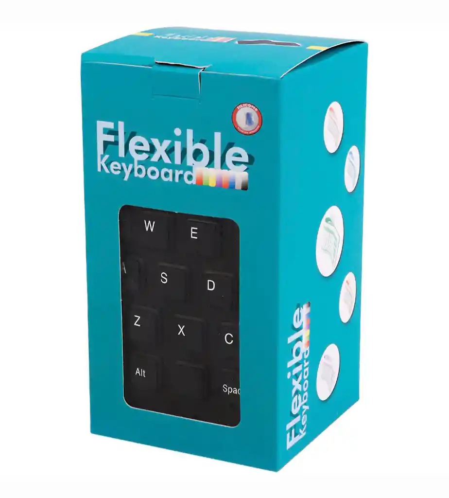 Teclado Flexible Anti Agua Keyboard De Cilicona