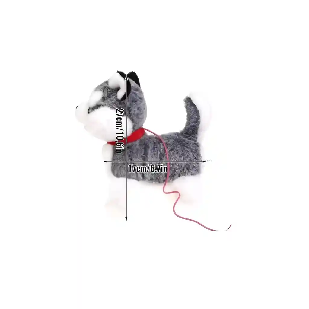 Juguete Perro Genérico Ladra Y Camina Mediano - Peluche