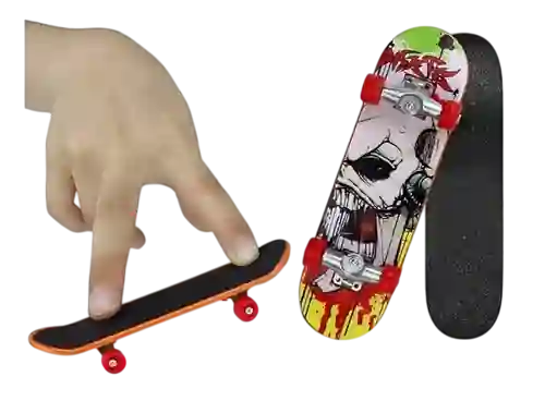 Juguete Mini Patineta De Skate Para Dedos X5und