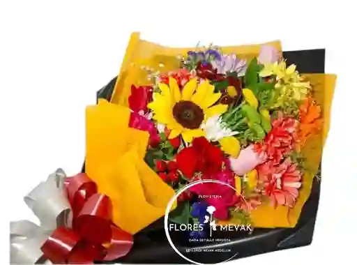 Flores Surtidas En Ramillete-