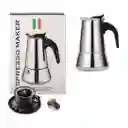 Cafetera Moka Italiana Acero Inoxidable 600ml 12 Tazas