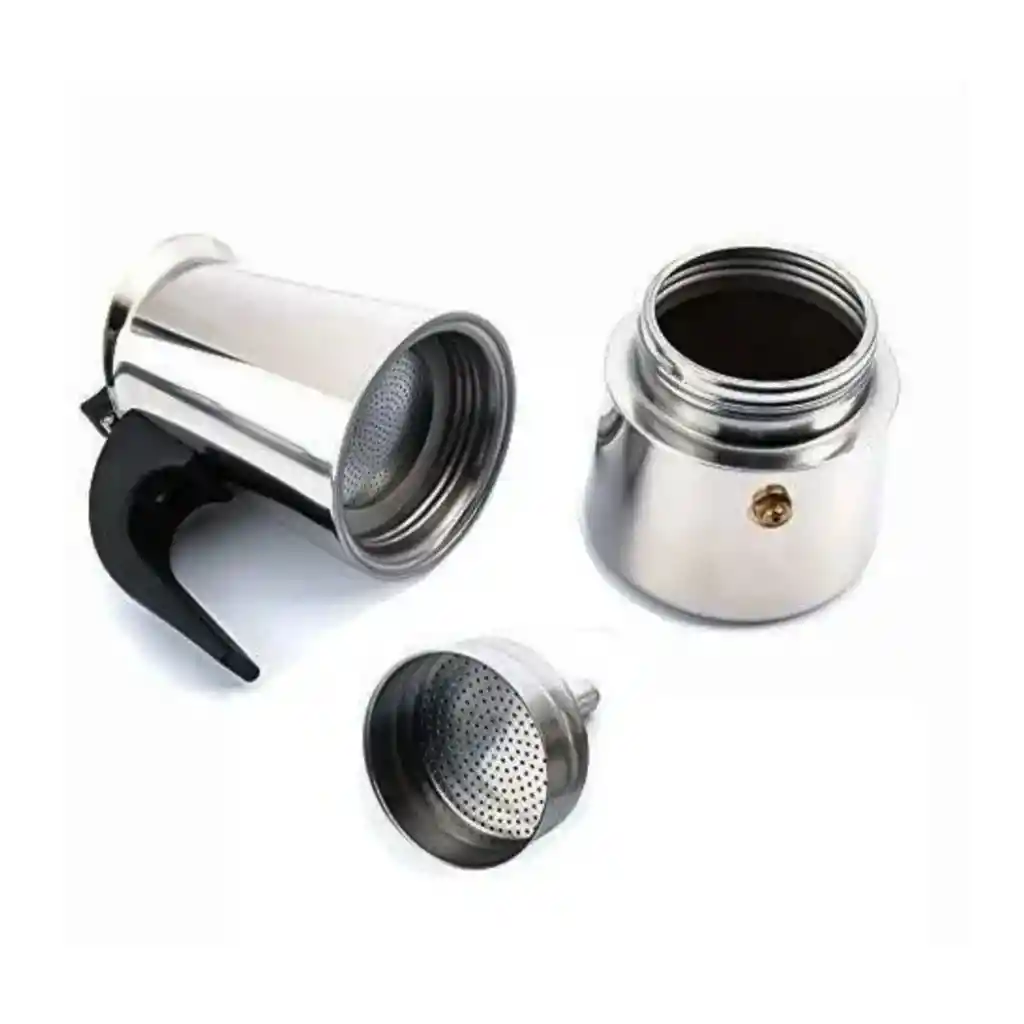 Cafetera Moka Italiana Acero Inoxidable 600ml 12 Tazas