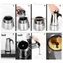 Cafetera Moka Italiana Acero Inoxidable 600ml 12 Tazas