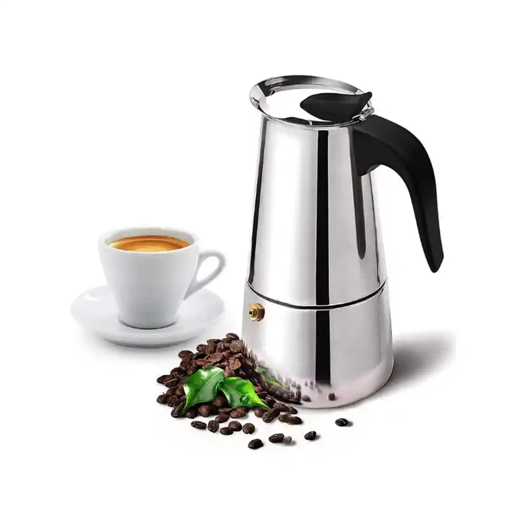 Cafetera Moka Italiana Acero Inoxidable 600ml 12 Tazas