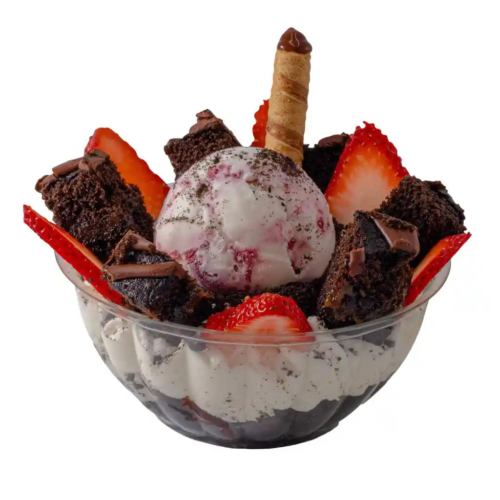 Brownie Con Helado