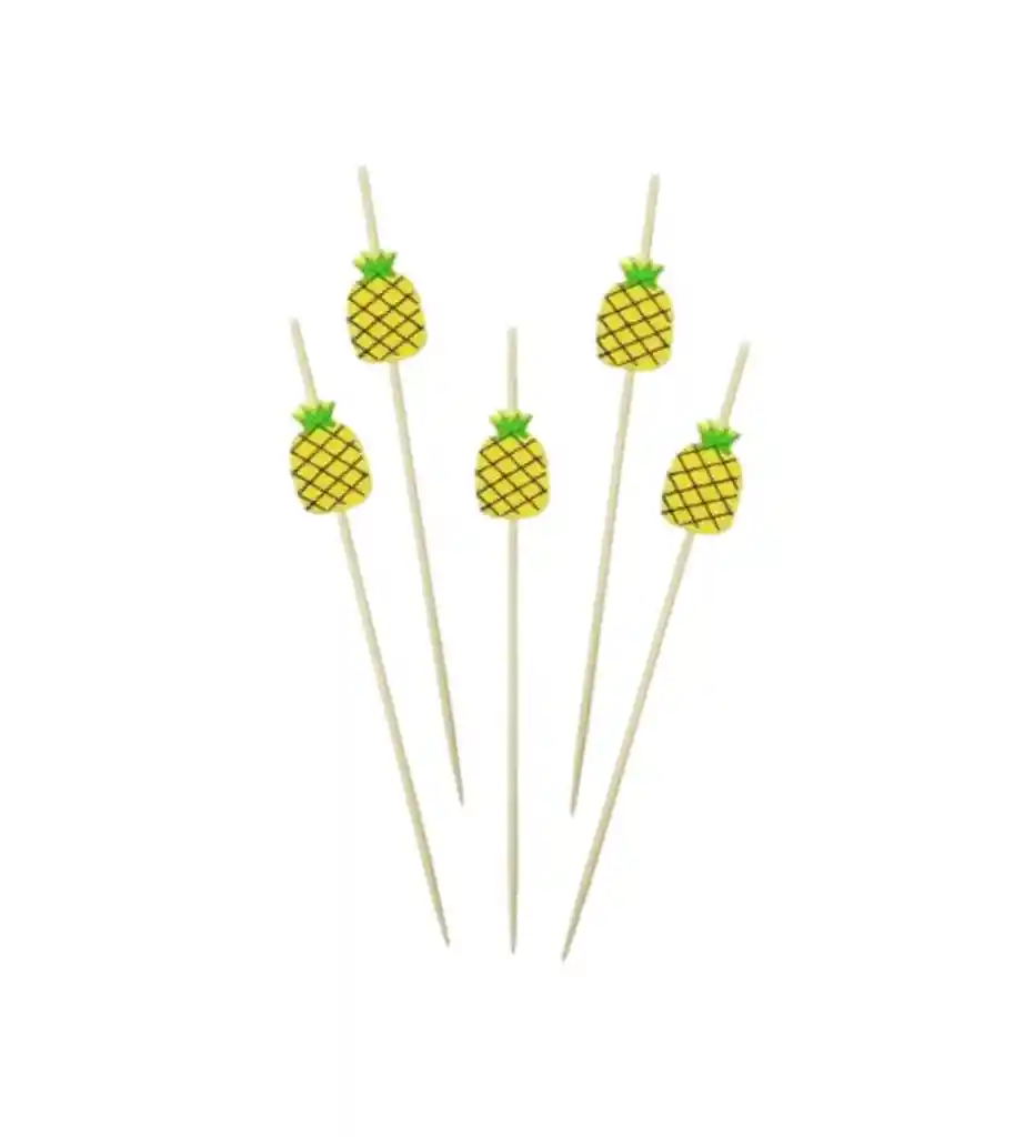 Palillos Para Fiesta Piña X12 Unds