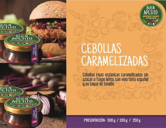 Cebollas Caramelizadas 500g.