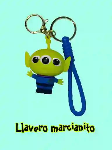 Llavero Silicona Personaje Marciano