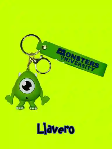 Llavero Silicona Personaje Mike Wazowski