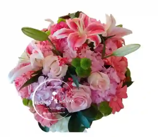 Flores-rosadas En Burbuja