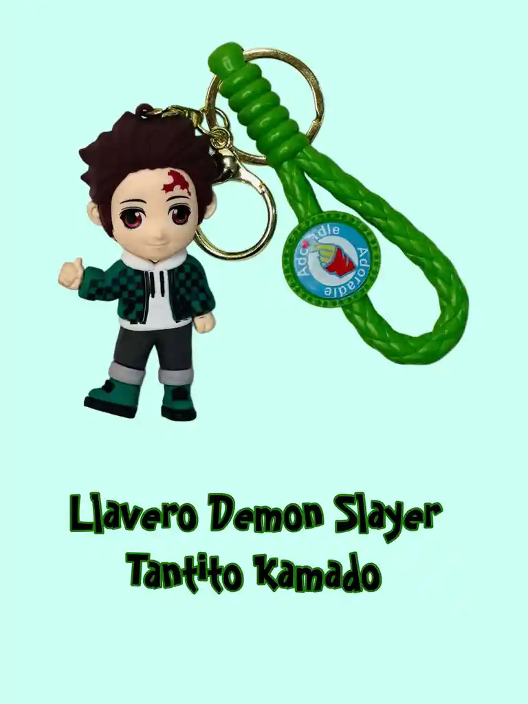 Llavero Silicona Personaje Demon Slayer Tanjiro Kamado