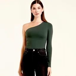 Body Manga Talla S/m Verde Esmeralda
