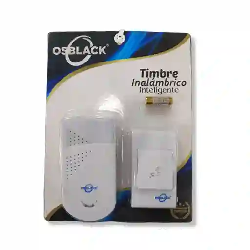 Timbre Inalámbrico Inteligente Osblack + Batería