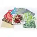 Block Papel Bond Origami 15x15cm 20hojas 10 Diseños Diferentes Belpapel