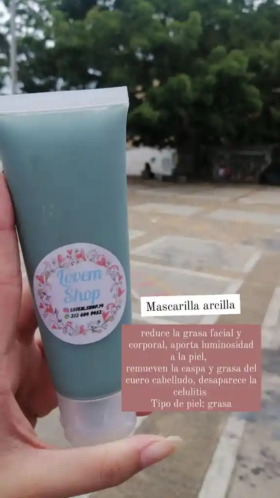 Mascarilla De Arcilla Azul