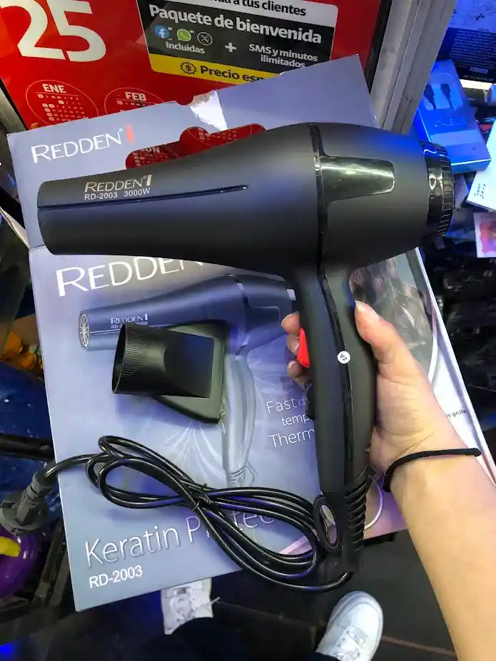 Secador Para Cabello Redden 3000w Negro