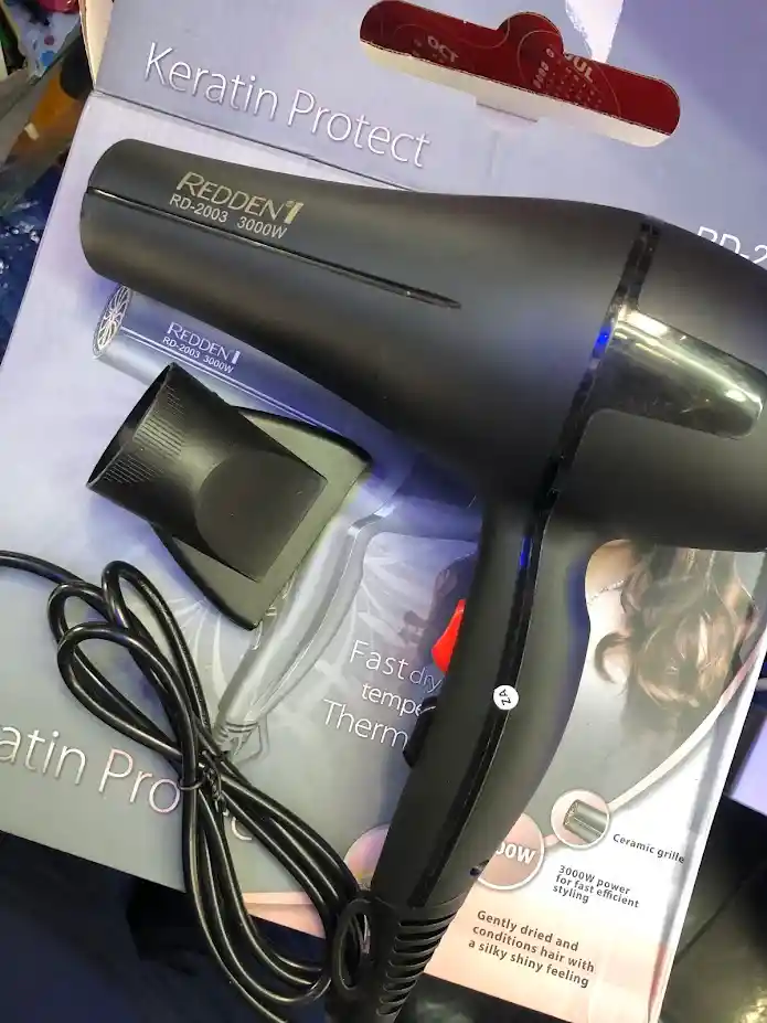 Secador Para Cabello Redden 3000w Negro