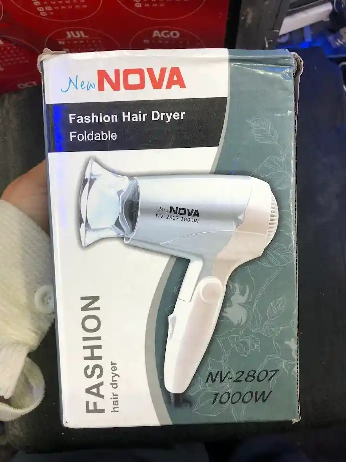 Secador Para Cabello Newnova 1000w Blanco Pequeño