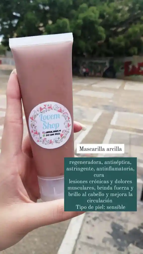 Mascarilla De Arcilla Roja