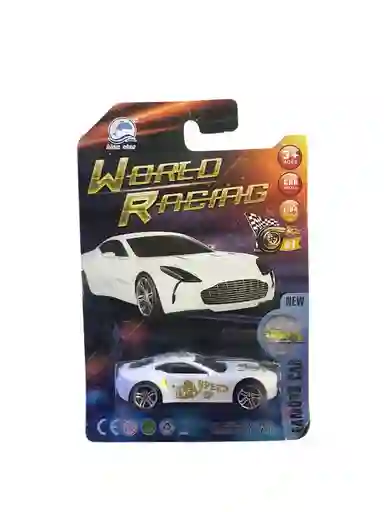 Carro Juguete De Coleccion Pequeño Blanco