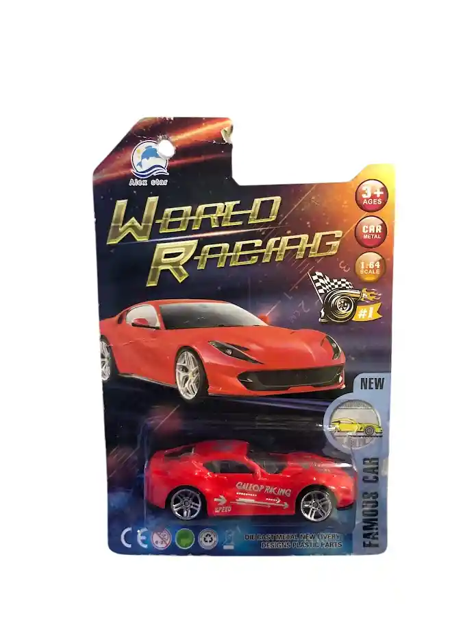 Carro Juguete De Coleccion Pequeño Rojo