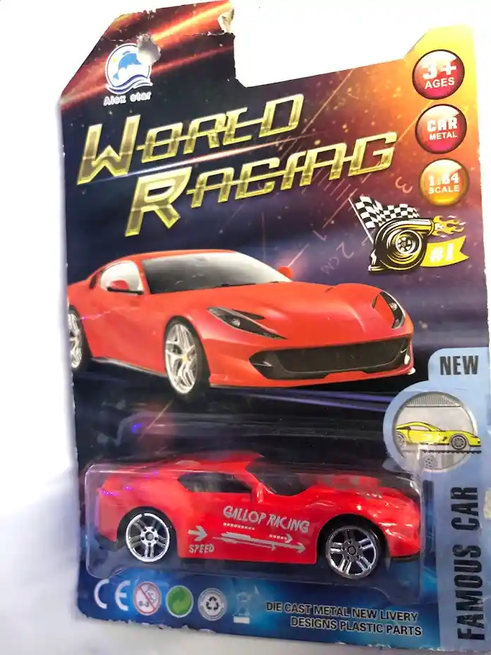 Carro Juguete De Coleccion Pequeño Rojo