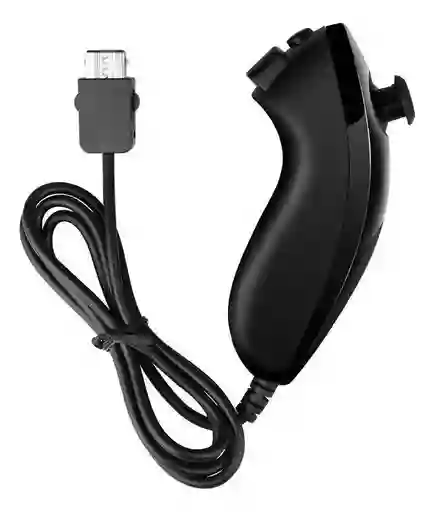 Control Nunchuk Para Nintendo Wii Negro