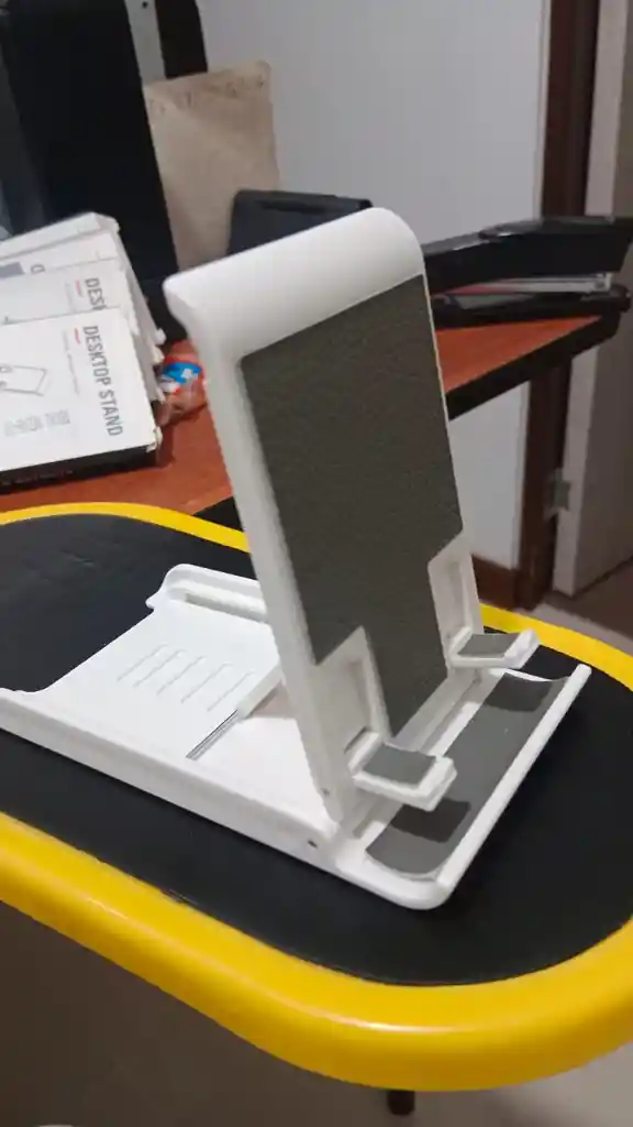 Soporte Escritorio Plegable Delgado Para Celulares O Tablet Hasta 10 Pulgadas
