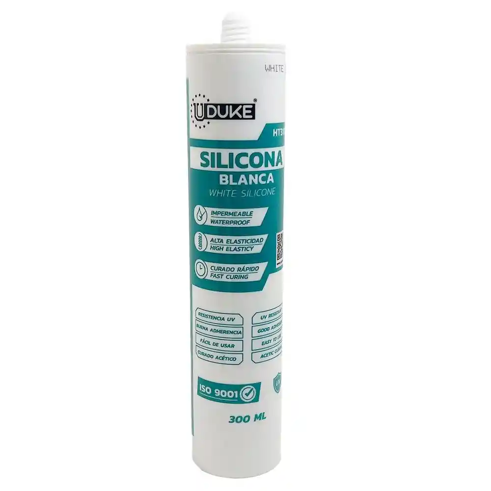 Silicona Tubo Blanca 300ml Uduke (ht3112)