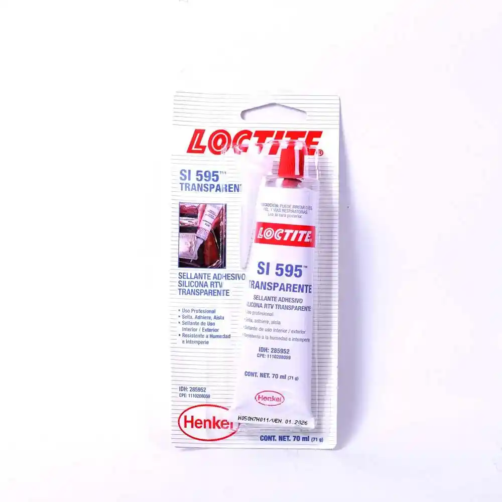 Silicona Loctite Transparente X 70ml