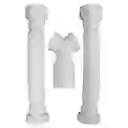 Sifon Lavamanos / Lavaplatos Flexible Doble Blanco 1 1/4 Boccherini (sfdn-01)