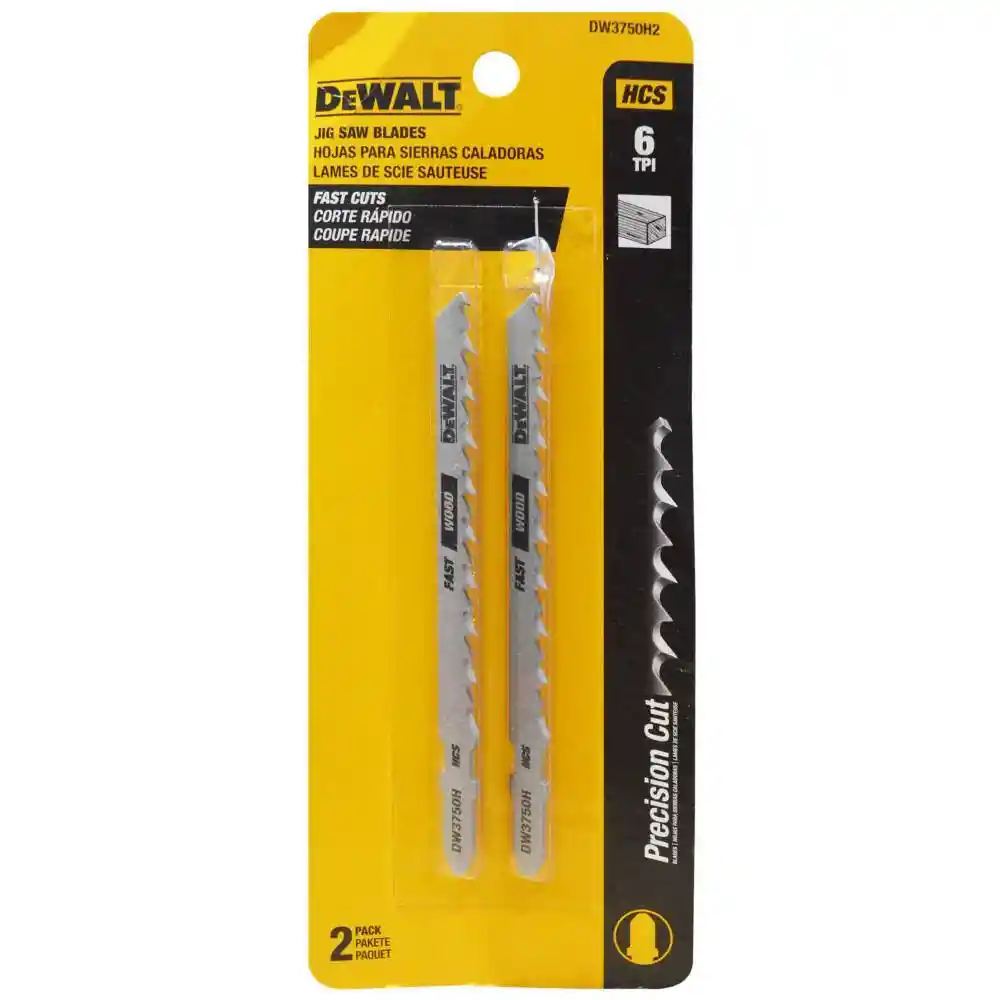 Sierra Caladora Madera Dewalt X2 6tpi (dw3750h2)