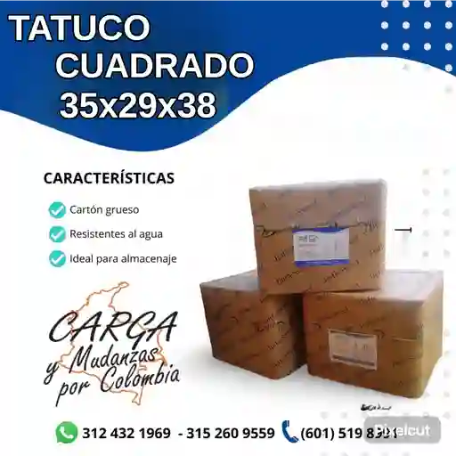 Barriles De Cartón Cuadrado- 29 Alto X 35 Largo 38ancho - Embalaje