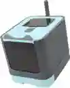 Caja De Arena Para Gatos Con Diseño Elegante Y Amplia Apertura, Azul