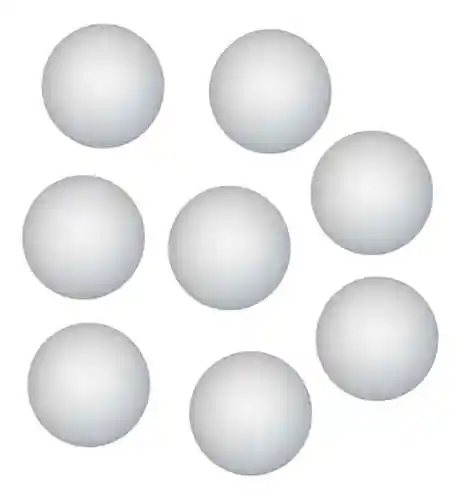 Bola De Icopor Diámetro 7 Cm X 50 Unidades