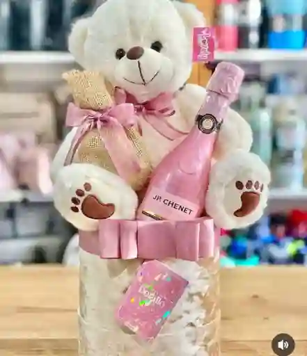 Oso De Peluche Con Champaña
