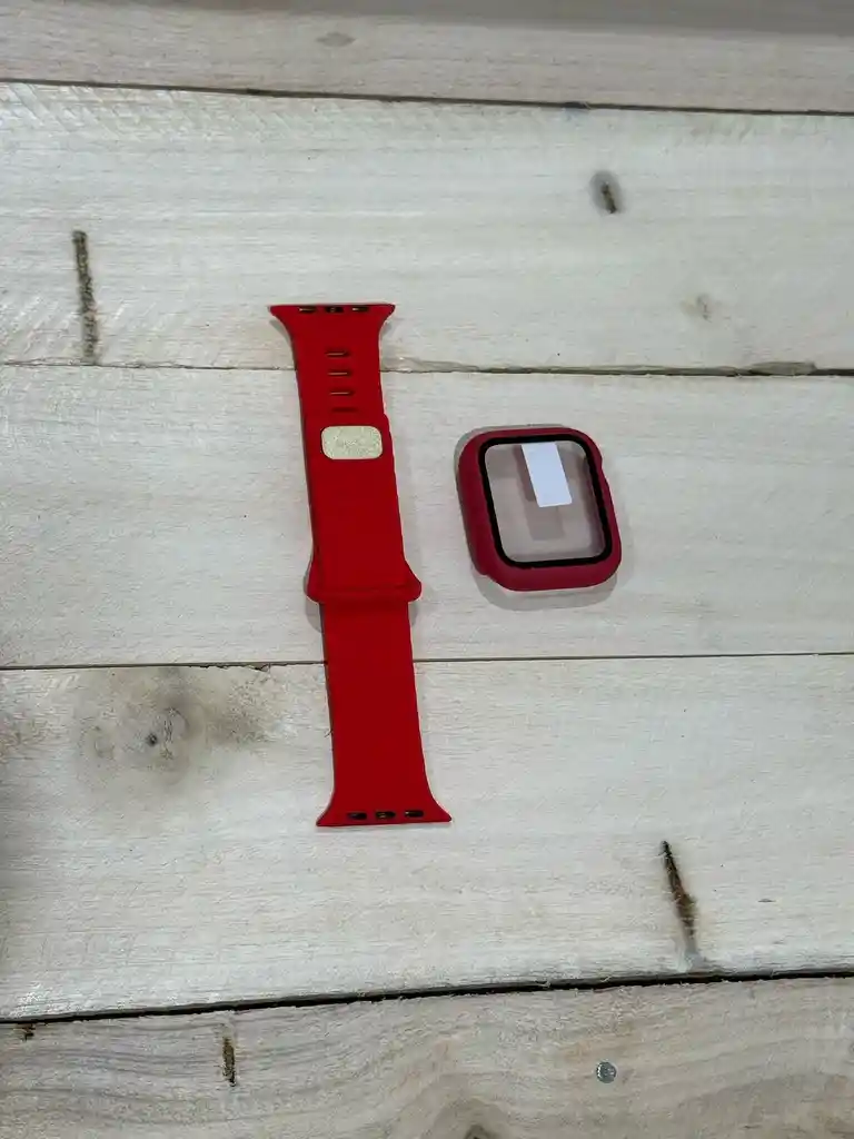 Manilla Apple Watch + Protector / 44mm / Roja